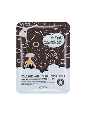 Odeslání Ihned Esfolio Volcanic Ash Essence mask sheet - čistící maska se sopečným popelem