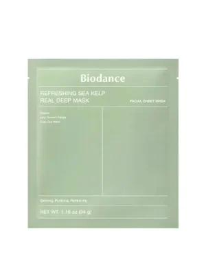 Hit Sezóny Biodance Refreshing Sea Kelp Real Deep Mask - zklidňující hydrogelová maska s mořskou řasou