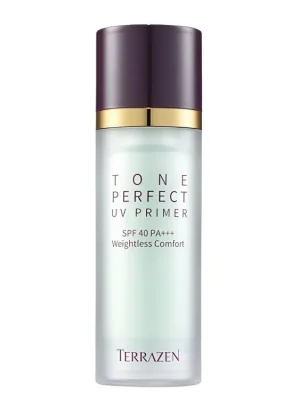 Oblíbený Terrazen Tone Perfect UV Primer Green SPF40/PA+++- korekční Primer s ochranným faktorem odstín zelený