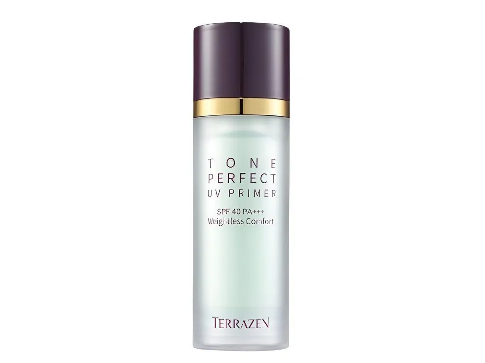 Oblíbený Terrazen Tone Perfect UV Primer Green SPF40/PA+++- korekční Primer s ochranným faktorem odstín zelený