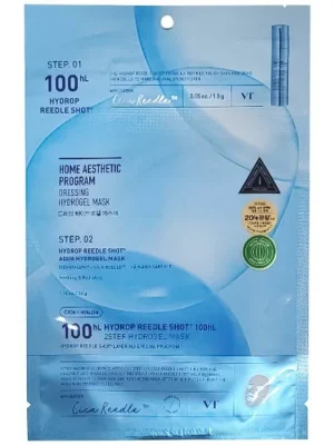 Zlevněný VT Cosmetics Hydrop HL Reedle Shot 100 2Step Hydrogel Mask - hloubkově hydratační 2-kroková maska s mikrojehličkovým sérem