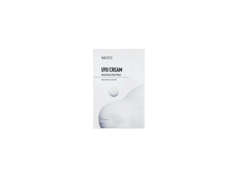 Super Cena Nacific UYU Cream Nourishing Sheet mask - rozjasňující krémová maska s Ceramidy