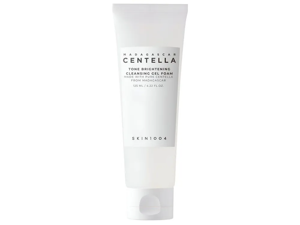 Skin 1004 Madagascar Centella Tone Brightening Cleansing Gel Foam - čistící gel na obličej s Niaciamidem Doprava Zdarma
