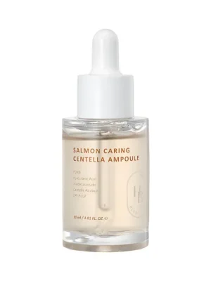 Sleva HEVEBLUE Salmon Caring Centella Ampoule - zklidňující pleťová Ampule s PDRN