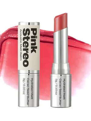 Alternativestereo Acoustic Matt Balm No.2 Pink Stereo - hydratační matný balzám na rty Časově Omezené