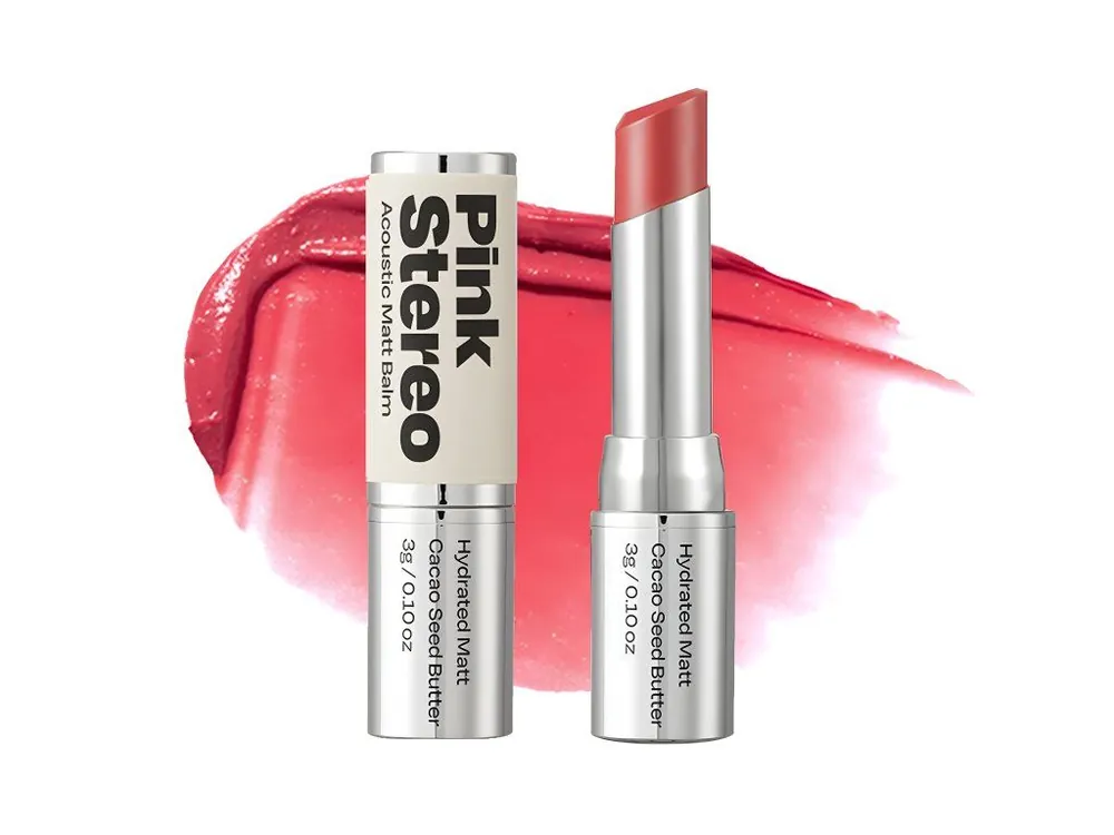 Alternativestereo Acoustic Matt Balm No.2 Pink Stereo - hydratační matný balzám na rty Časově Omezené
