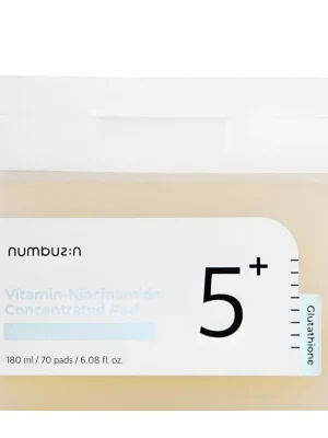 Víkendová Akce Numbuzin No.5 Vitamin-Niacinamide Concentrated Pad - rozjasňující tonizační tamponky