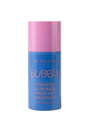 Doprava Zdarma Be The skin Heartleaf O2 Bubble Wash Off Maskpack - hydratační bublinková maska se zklidňujícím účinkem