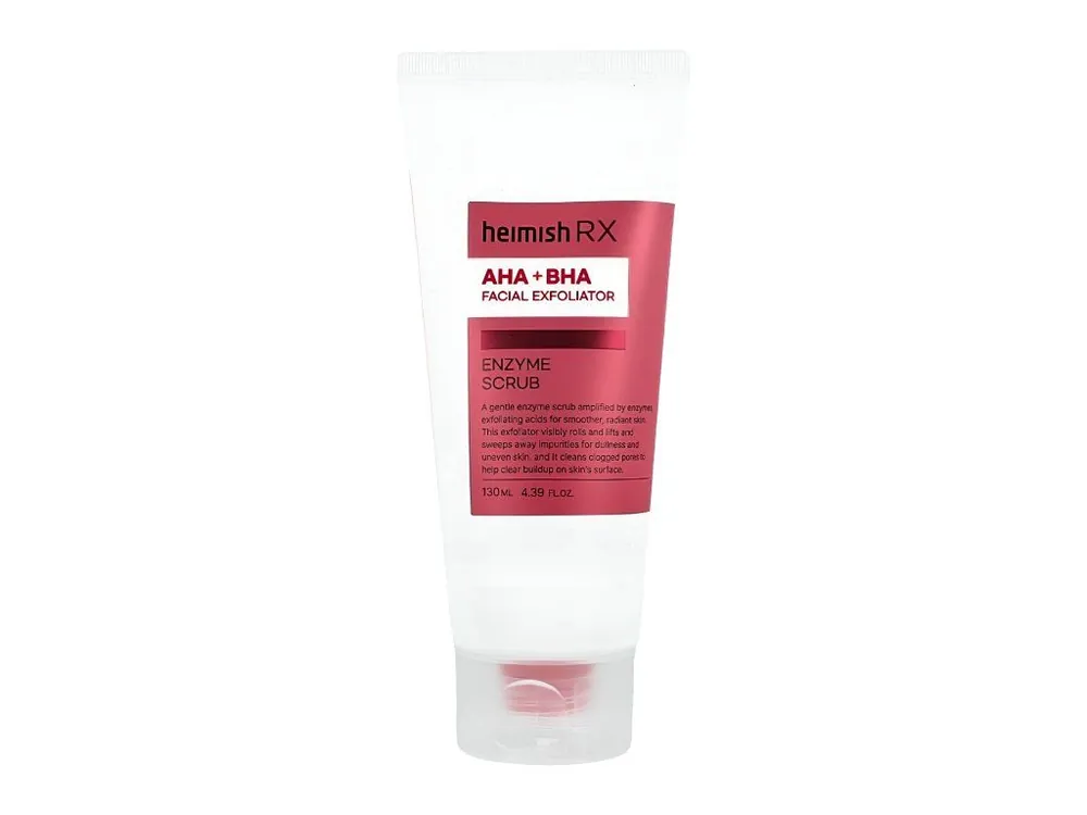 Autentický Heimish RX AHA+BHA Enzyme Scrub - jemný enzymatický peeling s kyselinami AHA+BHA