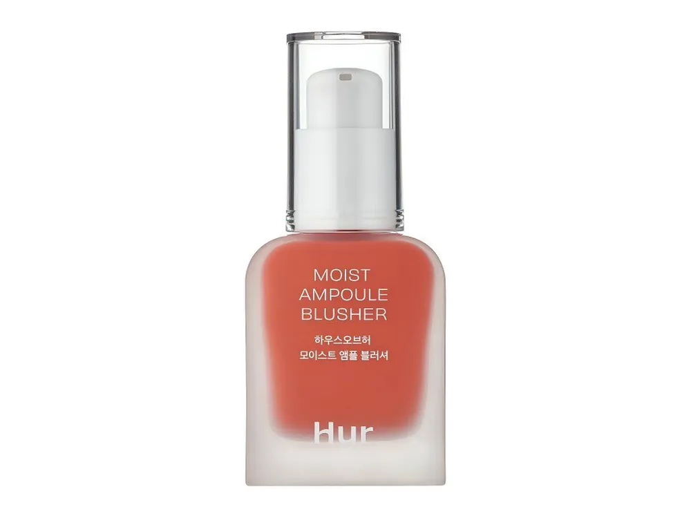 House of Hur Moist Ampoule Blusher Peach Coral - hydratační tekutá tvářenka Peach Coral Zlevněný
