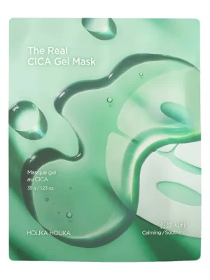 Holika Holika The Real Cica Gel mask - noční hloubkově zklidňující gelová maska Finální Výprodej