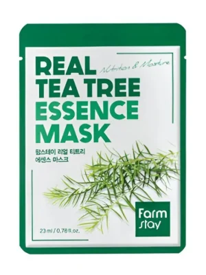 Výprodej Farm Stay Real Tea Tree Essence mask - zklidňující plátýnková maska s Tea Tree