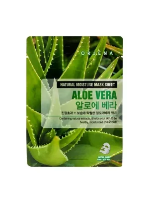 Orjena Natural Moisture Mask sheet Aloe Vera - hydratační plátýnková maska s Aloe Vera Originální