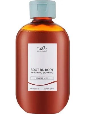 Omezená Nabídka La´dor Root Re-Boot Purifying Shampoo Ginger & Apple - zklidňující šampon se Zázvorem a Jablkem