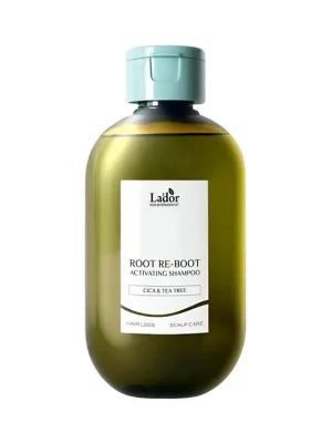 Ověřený La´dor Root Re-Boot Activating Shampoo Cica & Tea Tree - hloubkově čistící šampon s Tea Tree a Pupečníkem Asijským