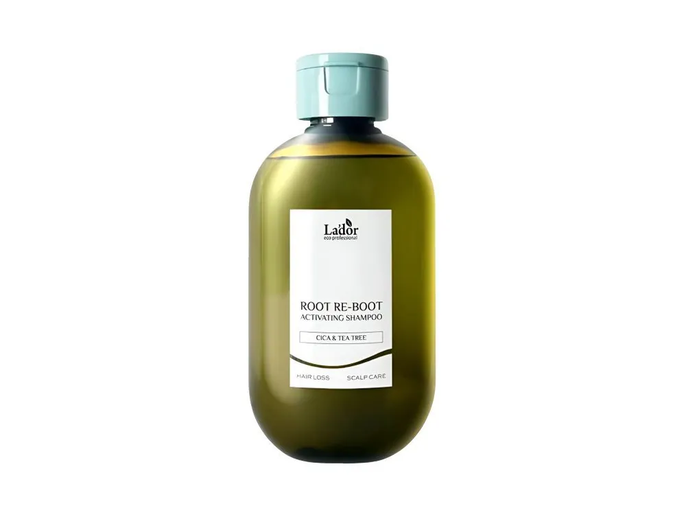 Ověřený La´dor Root Re-Boot Activating Shampoo Cica & Tea Tree - hloubkově čistící šampon s Tea Tree a Pupečníkem Asijským