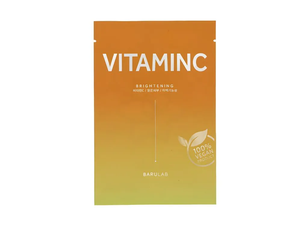 Barulab The Clean Vegan Mask Vitamin C - rozjasňující plátýnková maska s Vitamínem C Autentický