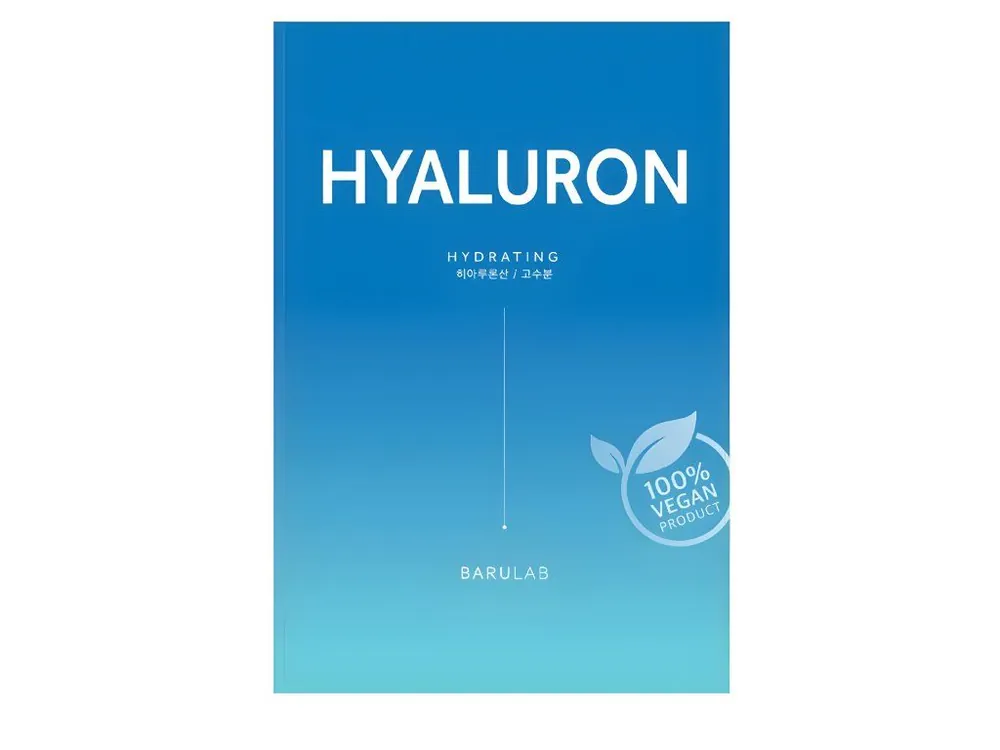 Barulab The Clean Vegan Mask Hyaluron - hydratační plátýnková maska s Kyselinou Hyaluronovou Bezpečná Platba