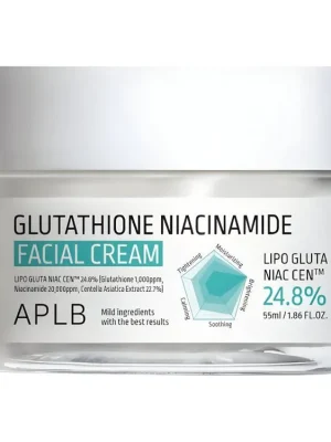 Aktuální APLB Glutathione Niacinamide Facial Cream - rozjasňující krém s Niaciamidem