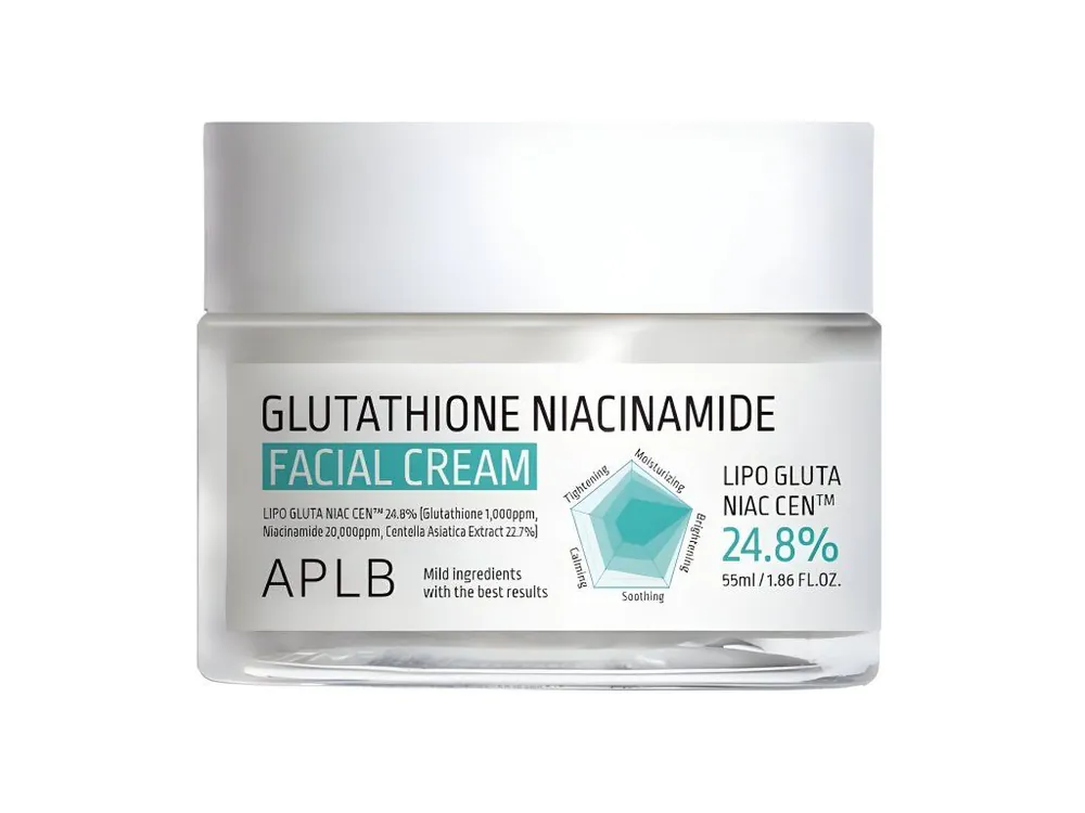 Aktuální APLB Glutathione Niacinamide Facial Cream - rozjasňující krém s Niaciamidem