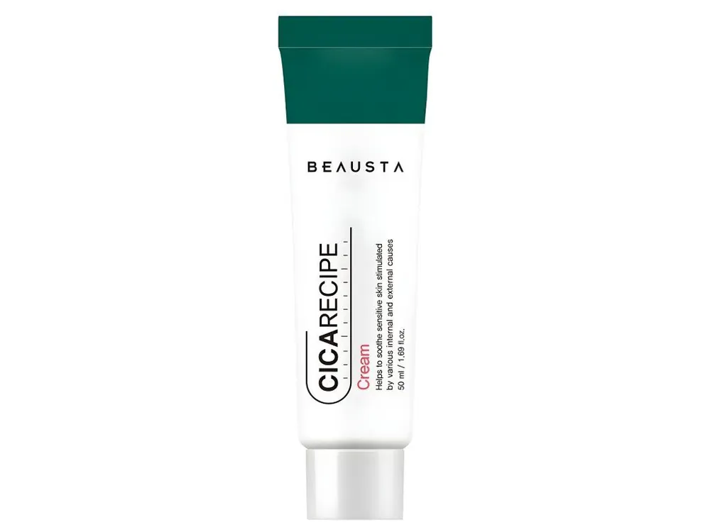 Beausta Cicarecipe cream - zklidňující pleťový krém s Pupečníkem Asijským Výhodná Nabídka