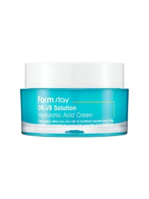 Novinka Farm Stay DR.V8 Solution Hyaluronic Acid cream - intenzivně hydratační krém s Kyselinou Hyaluronovou