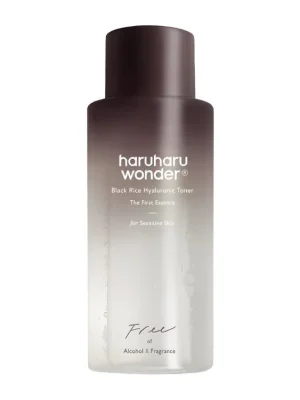 Haruharu Wonder Black Rice Hyaluronic Toner for sensitive skin 300ml - hydratační pleťový toner pro citlivou pokožku bez alkoholu a přidané vůně Speciální Cena