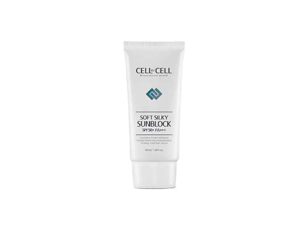 Sezónní Sleva Cell by Cell Soft Silky Sunblock SPF50+PA+++ - jemný hydratační pleťový krém s ochranným faktorem