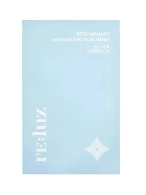 Reluz Reez Moment Hyaluronic Acid Sheet - Hydratační hydrogelová pleťová maska Nová Kolekce