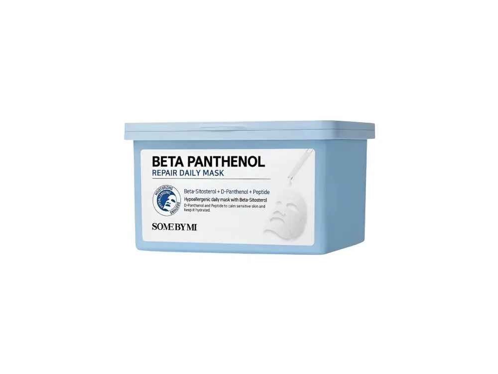 Oblíbený Some By Mi Beta Panthenol Repair Daily mask - regenerační plátýnková maska s Panthenolem a Peptidy