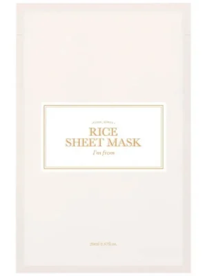 I'm From Rice Sheet Mask - zjemňující plátýnková maska s rýžovým extraktem Sleva