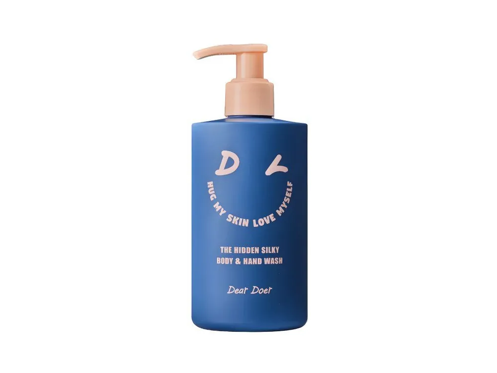 Dear Doer The Hidden Silky Body and Hand Wash - jemně exfoliační sprchový gel s Panthenolem Levný