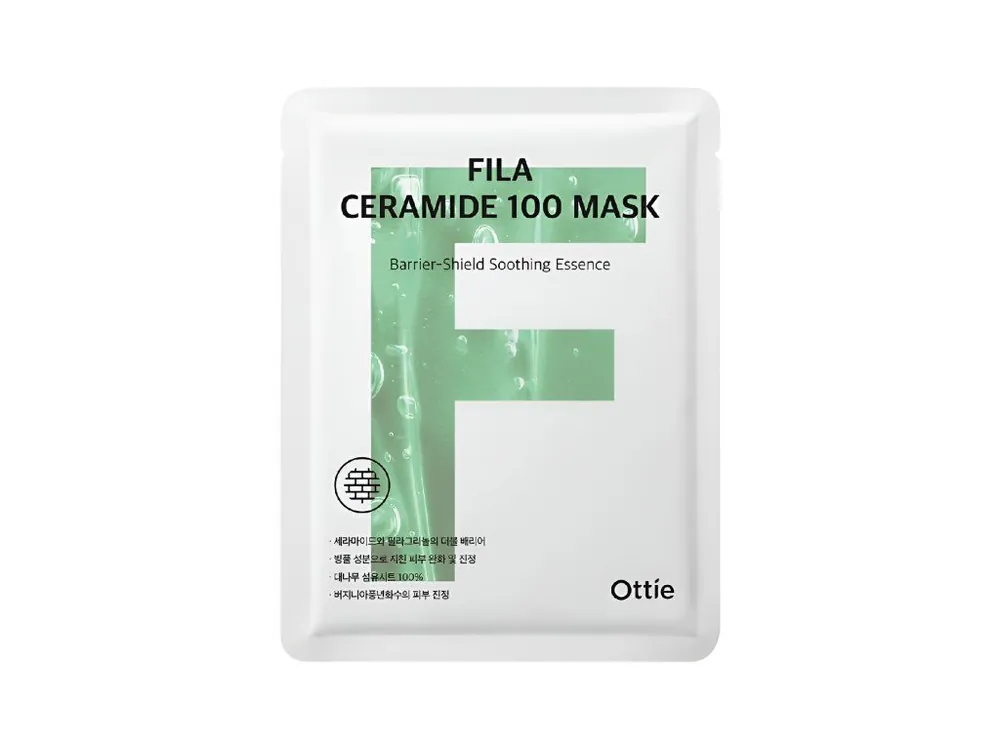 Ottie Fila Ceramide 100 Mask - rozjasňující plátýnková maska s Ceramidy Autentický