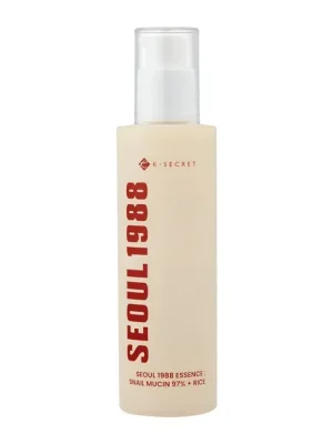 Autentický K-Secret Seoul 1988 Essence:Snail Mucin 97%+Rice - zpevňující pleťová essence se šnečím Mucinem