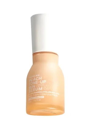 Doprava Zdarma KikiGlow Peach Tone-Up Sun serum SPF50+/PA++++ - rozjasňující pleťové sérum s extraktem z Broskví