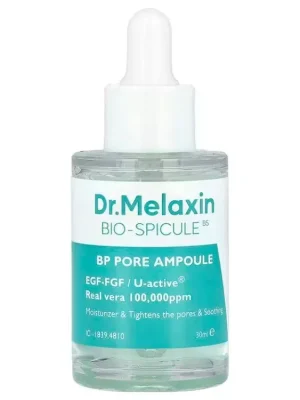 Novinka Dr. Melaxin Bio-Spicule BP Pore Ampoule - sérum s mikrojehličkami minimalizující rozšířené póry
