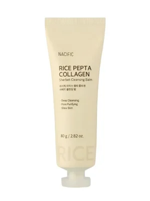 Nacific Rice Pepta Collagen Sherbet Cleansing balm - čistící balzám s rýžovým extraktem a Peptidy Vrácení Zdarma