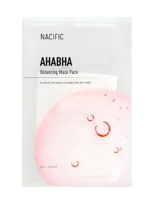 Cenově Výhodný Nacific AHA BHA Balancing mask pack - zklidňující plátýnková maska s kyselinami AHA BHA