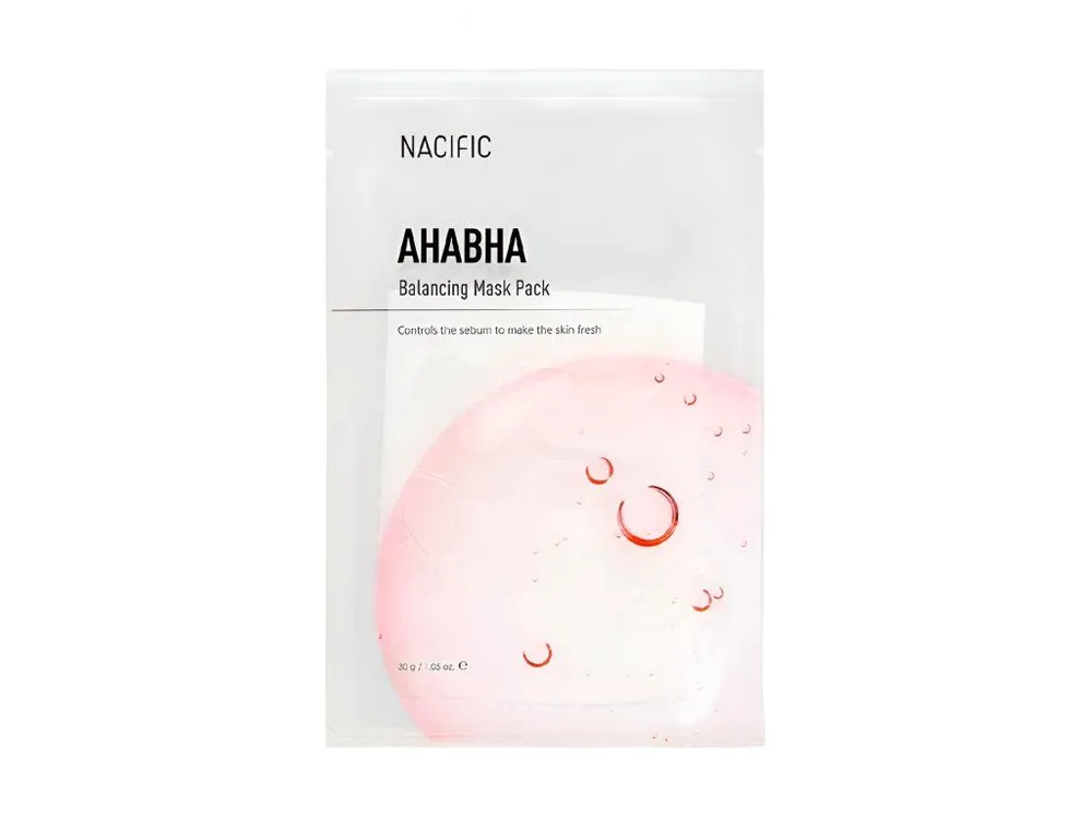 Cenově Výhodný Nacific AHA BHA Balancing mask pack - zklidňující plátýnková maska s kyselinami AHA BHA