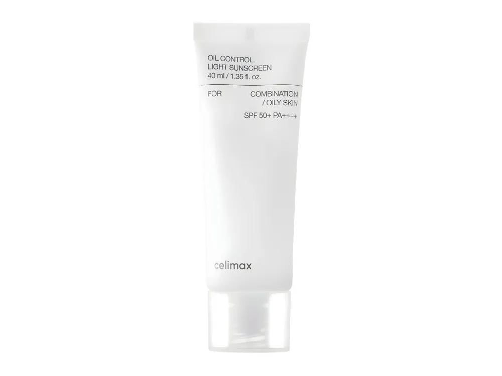 Ověřený Celimax Oil Control Light Sunscreen SPF50+PA++++ - krém s ochranným faktorem regulující tvorbu mazu