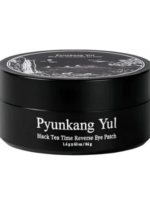 Tovární Cena Pyunkang Yul Black Tea Time Reverse Eye patch - osvěžující hydrogelové náplasti pod oči s černým čajem