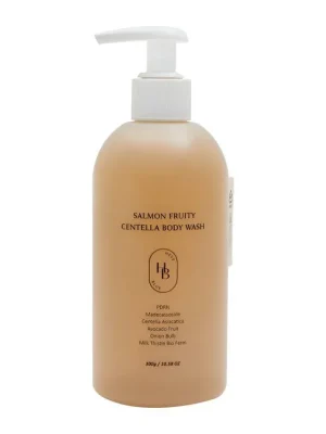 HEVEBLUE Salmon Fruity Centella Body Wash - osvěžující sprchový gel s PDRN Jen Po Omezenou Doba