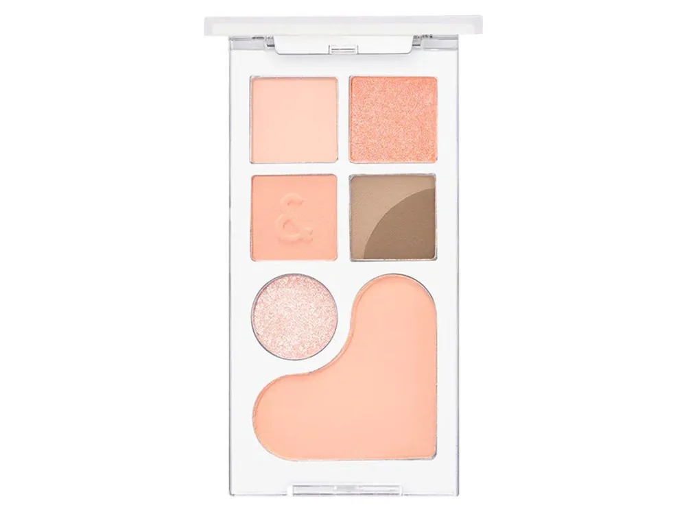 rom&nd Bare Layer Palette 01 Apricot Mood - univerzální paletka na líčení Hit Sezóny