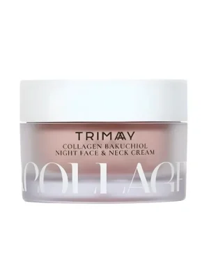 Levný Trimay Collagen Bakuchiol Night Face & Neck Cream - noční zpevňující krém na pleť a krk s Bakuchiolem