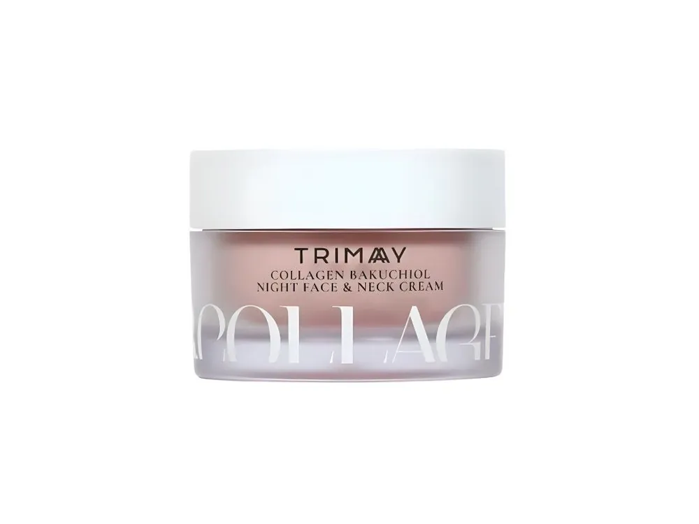 Levný Trimay Collagen Bakuchiol Night Face & Neck Cream - noční zpevňující krém na pleť a krk s Bakuchiolem
