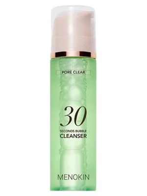 Aktuální Menokin 30 Seconds Bubble Cleanser Pore Clear - hloubkově čistící bublinková pěna se zeleným jílem