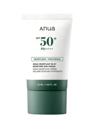 Anua Heartleaf Silky Moisture Mild Sunscreen SPF50+/PA++++ - zklidňující krém s ochranným faktorem Horká Nabídka