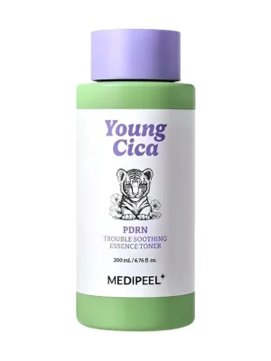 Cenová Bomba Medi-Peel Young Cica PDRN Trouble Soothing Essence toner - zklidňující toner s Pupečníkem Asijským a PDRN
