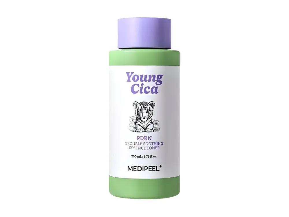 Cenová Bomba Medi-Peel Young Cica PDRN Trouble Soothing Essence toner - zklidňující toner s Pupečníkem Asijským a PDRN