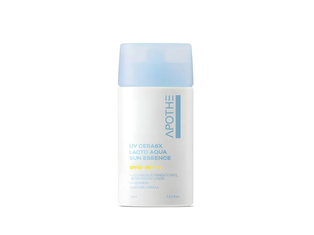 Jen Po Omezenou Doba Apothe UV Cera6X Lacto Aqua Sun Essence SPF50+/PA++++ - hydratační essence s ochranným faktorem
